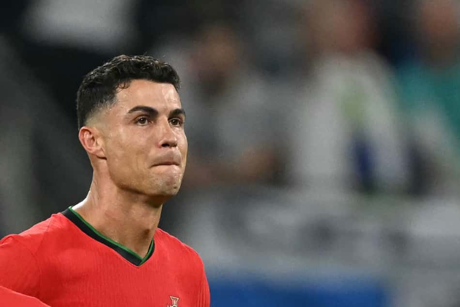 Cristiano Ronaldo chorando