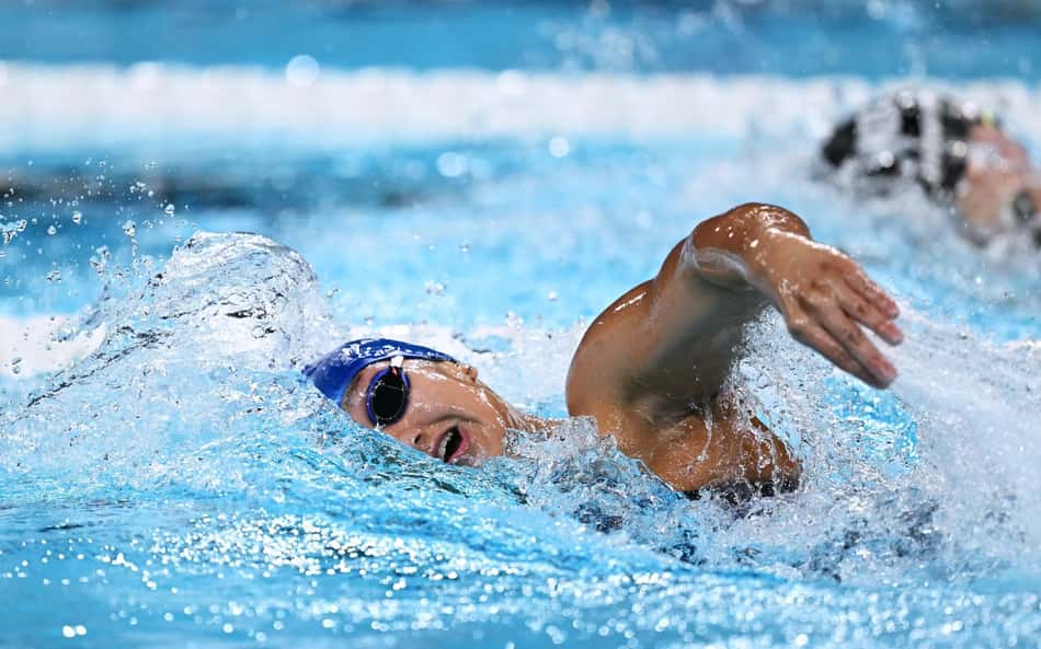 Mafê avança para final dos 400m livre feminino na natação