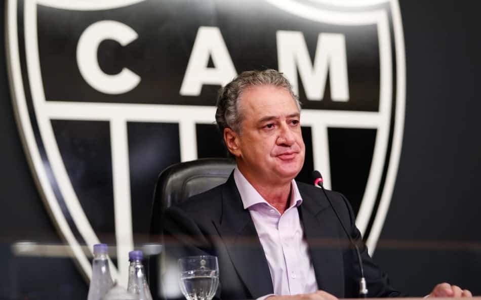 Presidente do Atlético-MG mira alto no Brasileirão: 'Pelotão da frente'