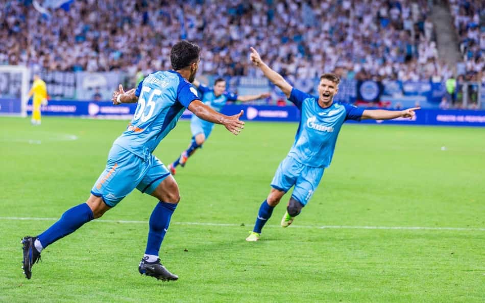 Ex-Atlético-MG, Rodrigão celebra gol e título da Supercopa da Rússia