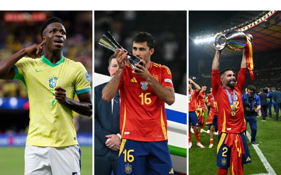 Brasileiros e espanhóis 'brigam' por Bola de Ouro na web; Vini Jr é favorito
