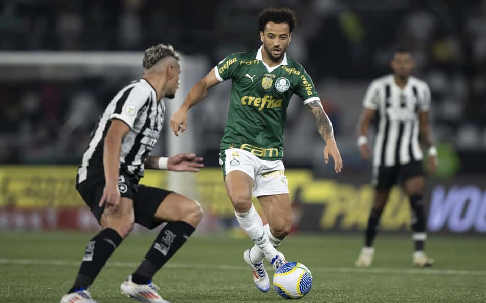 Jornalistas deliram com estreia de Felipe Anderson em Botafogo x Palmeiras: 'Titular absoluto'