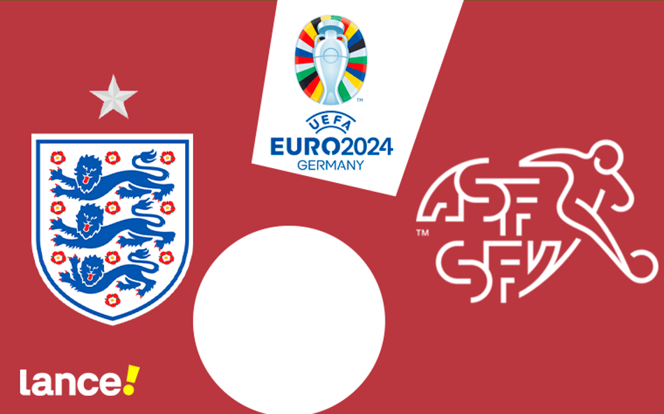 Inglaterra x Suíça: onde assistir ao vivo, horário e prováveis escalações do jogo pela Eurocopa