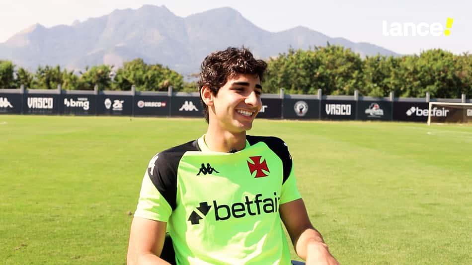 JP, do Vasco, em entrevista ao Lance! (Foto: Lance!)