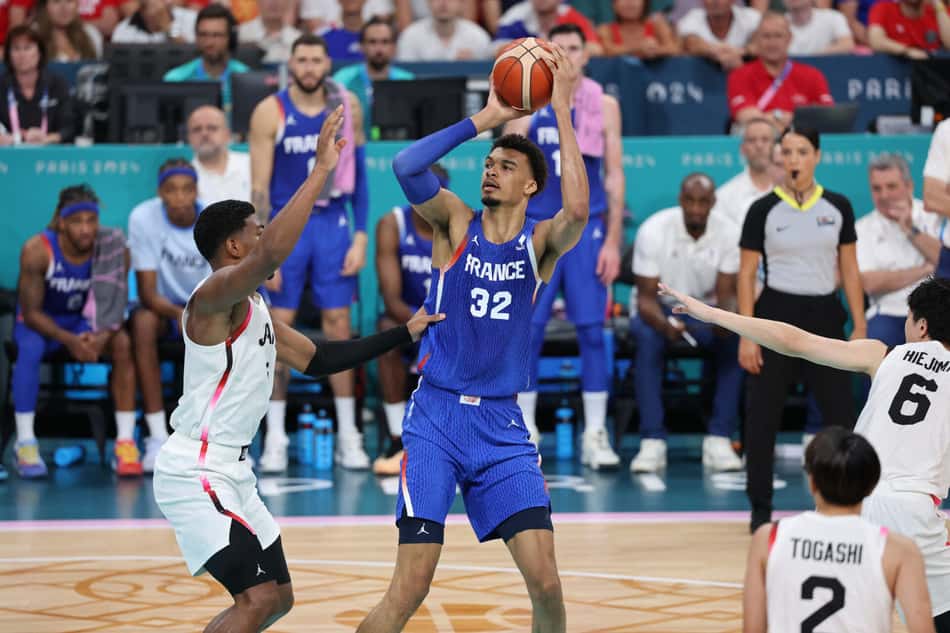 Wembanyama - Olimpíadas de Paris - Basquete França