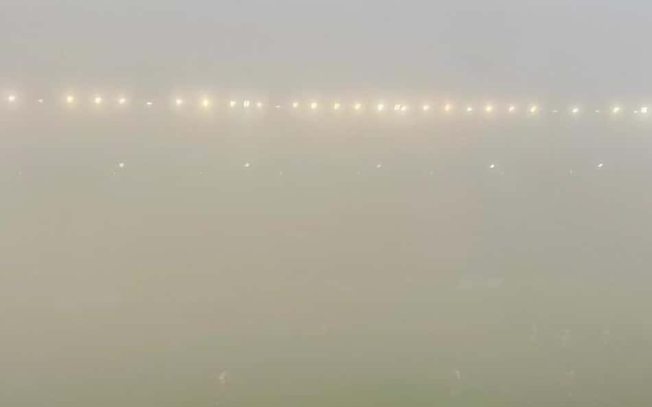 Neblina toma conta do Alfredo Jaconi antes de Juventude x Inter e adia jogo; confira!