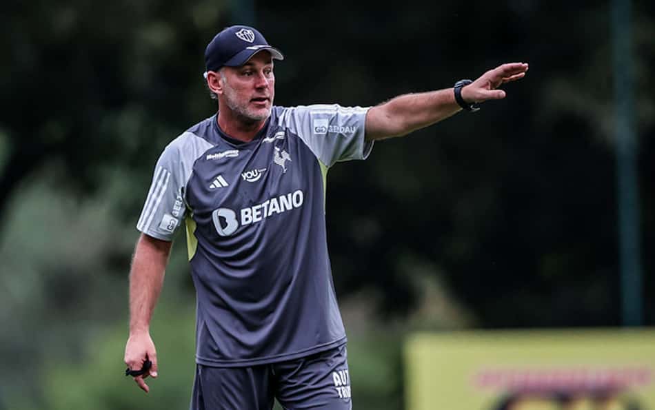 Gabriel Milito elogia Atlético-MG e lamenta empate em Brasília