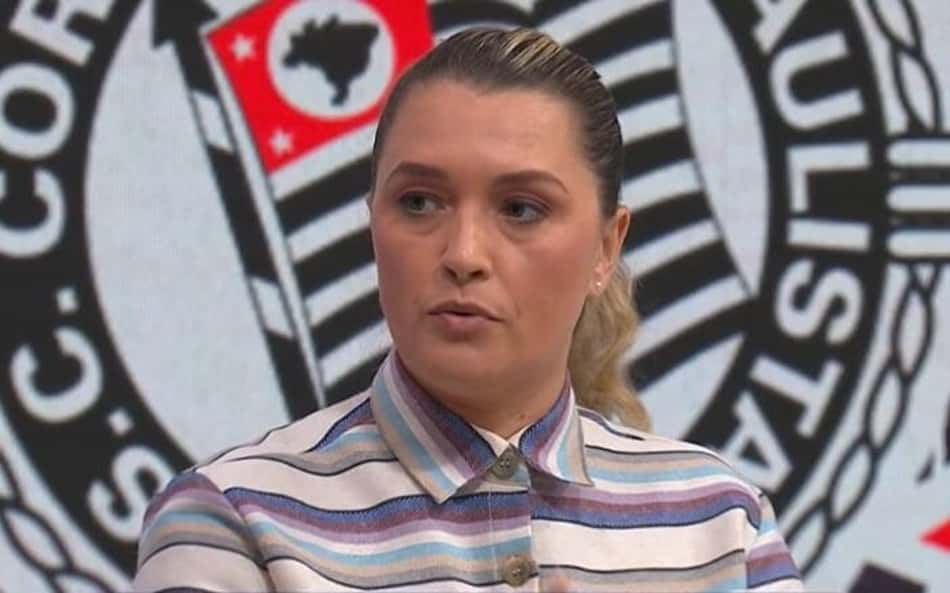 Ana Thaís ironiza declaração de António Oliveira, do Corinthians: 'Só pode ser piada'