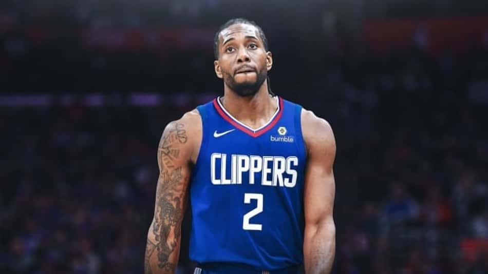 Kawhi Leonard em ação no Los Angeles Clippers