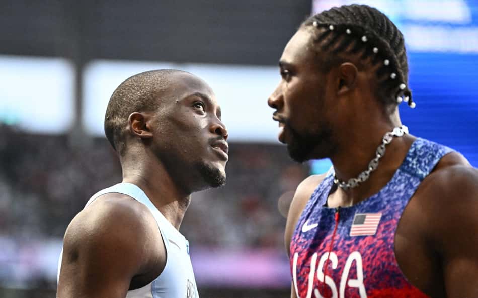 Botsuano que superou Noah Lyles nas Olimpíadas provoca americano: 'Arrogante e barulhento'
