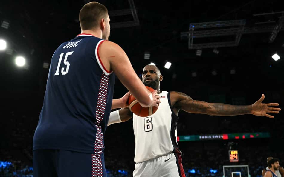 Nikola Jokic faz Sérvia sonhar contra o 'Dream Team' e prova grandeza também nas Olimpíadas