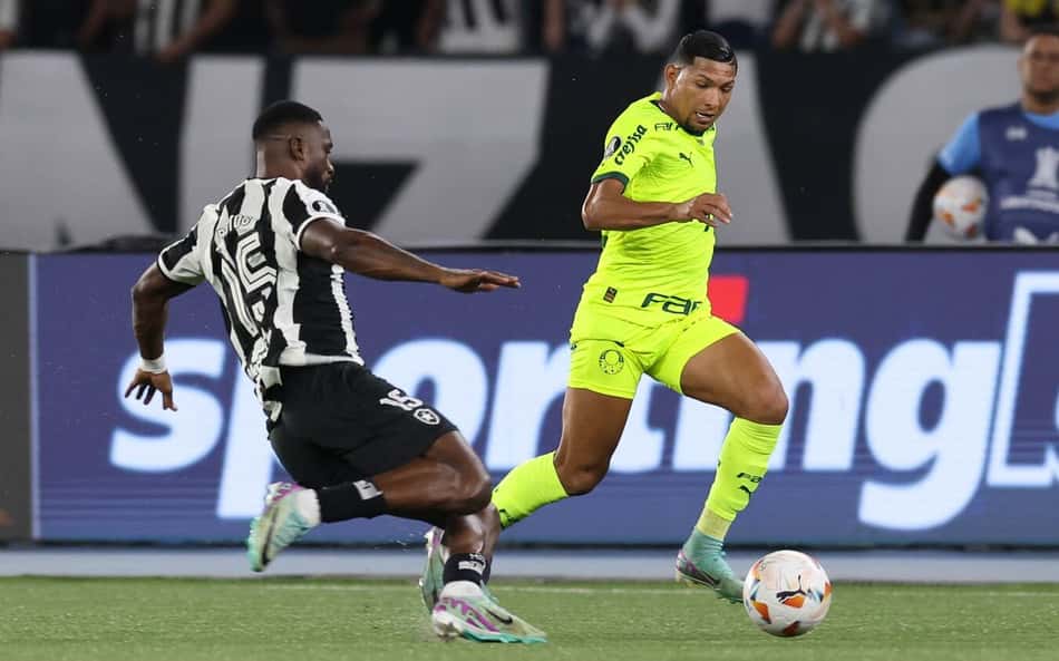 Rony quebra marca histórica na Libertadores em derrota do Palmeiras para Botafogo