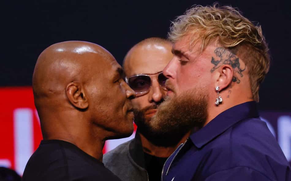 Mike Tyson recebe presente com provocação a Jake Paul; confira