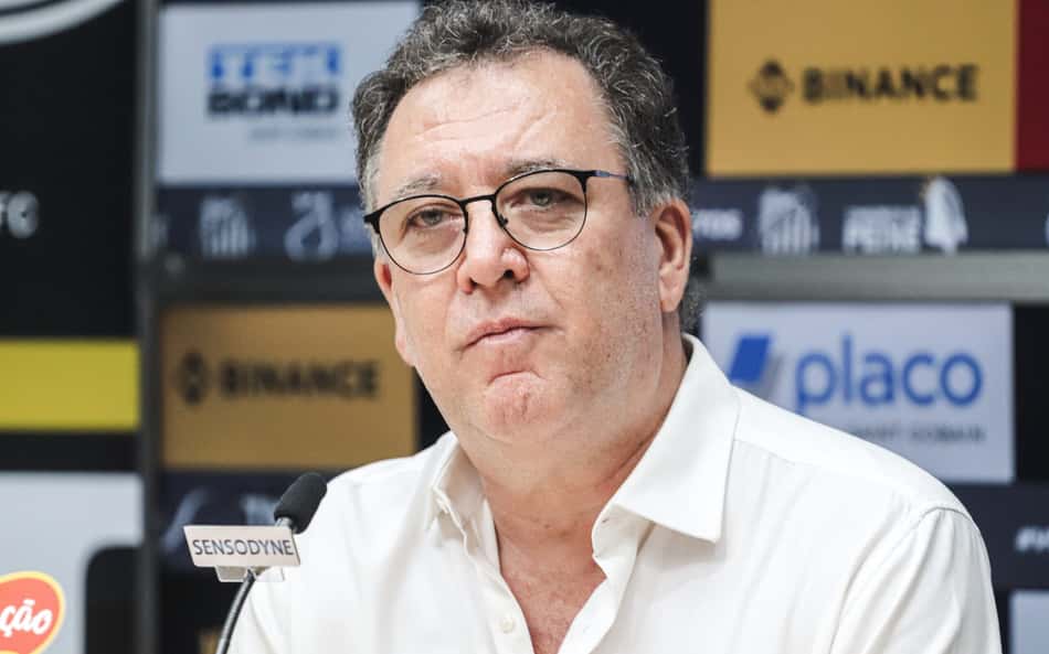 Presidente do Santos minimiza momento ruim: "Já aconteceu em alguns jogos"