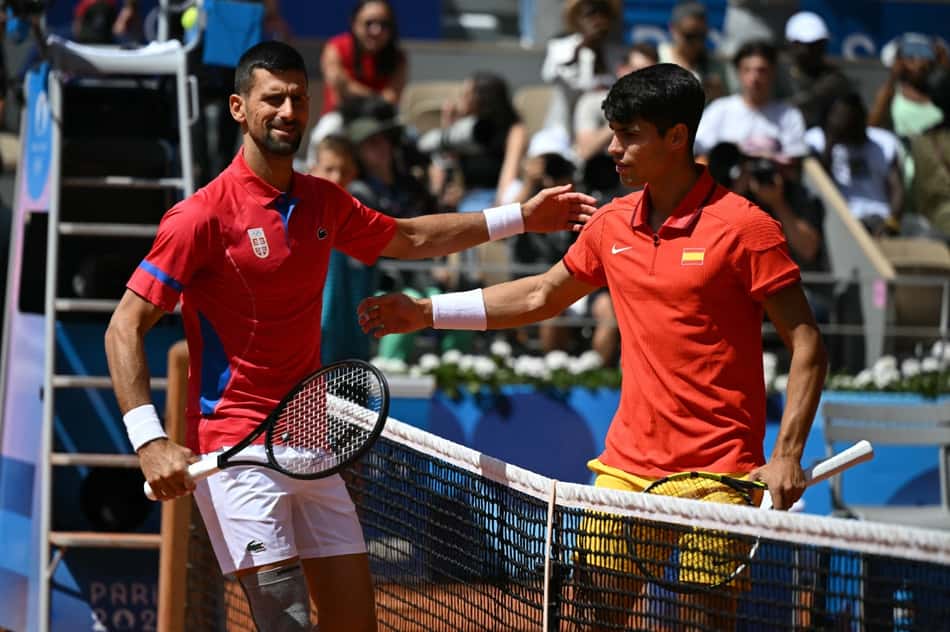 Djoko e Carlos Alcaraz