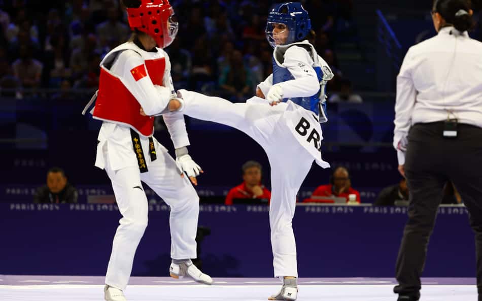Silvana Fernandes conquista a medalha de bronze no taekwondo