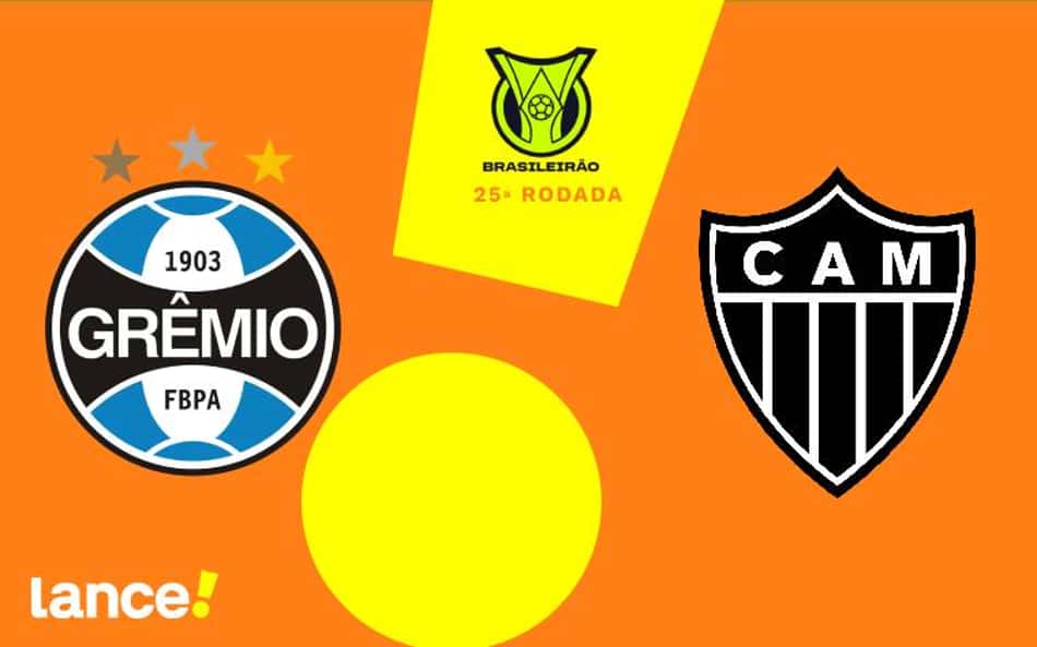 Grêmio x Atlético-MG: onde assistir, horário e escalações do jogo pela Brasileirão