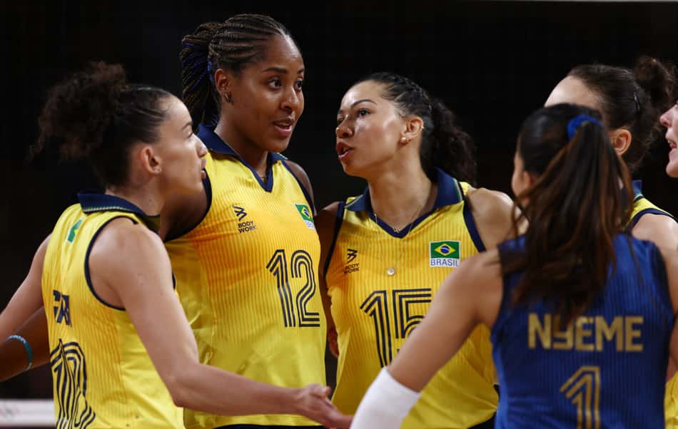2024.08.01 – Jogos Olímpicos Paris 2024 – Vôlei feminino – Bra