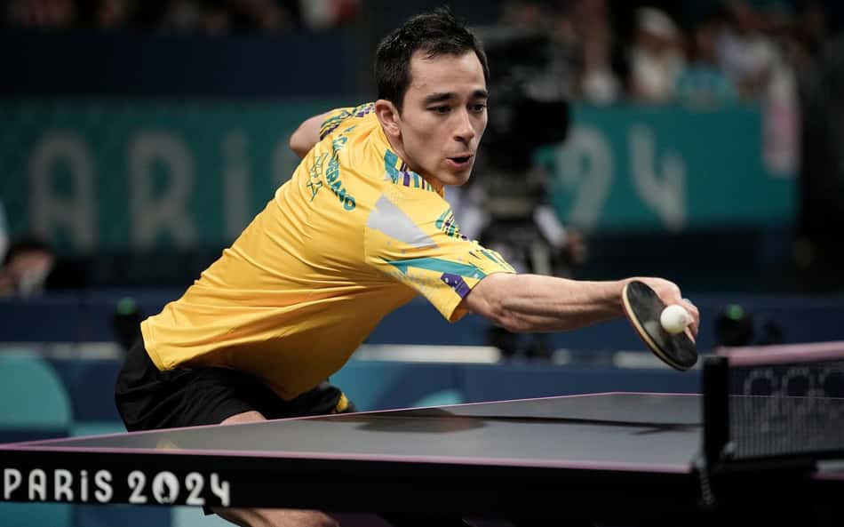 Hugo Calderano chora e desabafa após derrota na disputa do bronze das Olimpíadas: 'Voltar e tentar de novo'