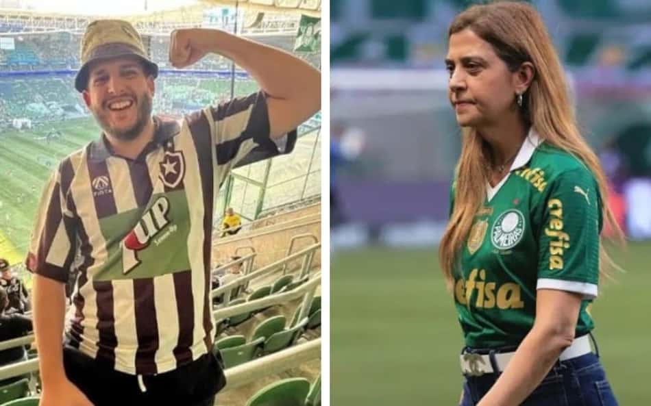Pedro Certezas rebate Leila Pereira em Palmeiras x Botafogo: 'Vive em mundo paralelo'