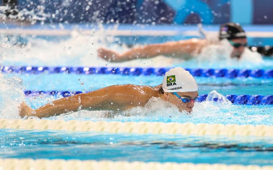 Paralimpíadas: Gabriel Bandeira conquista a medalha de bronze nos 100m borboleta