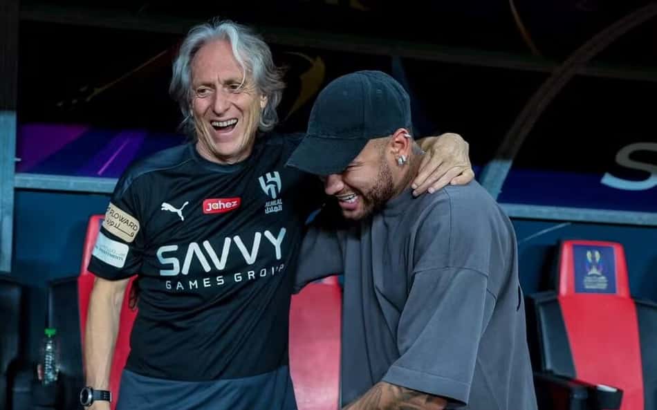 Jorge Jesus precisará tomar decisão difícil para inscrever Neymar no Campeonato Saudita; entenda