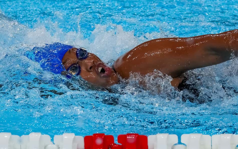 Equipe mista de revezamento do 4x50m livre conquista medalha de bronze na natação