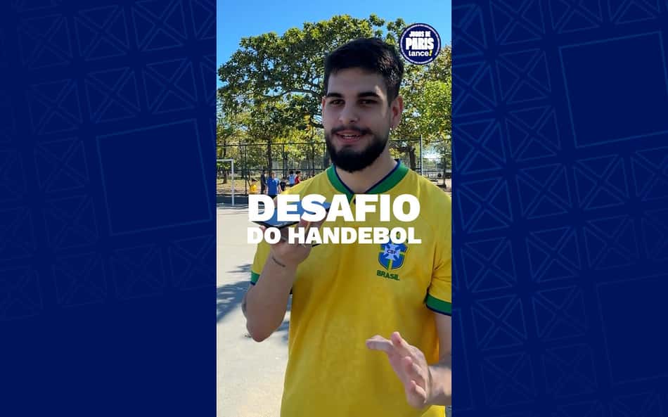 Olimpíadas nas ruas: equipe do Lance! entra 'de penetra' em jogo de handebol