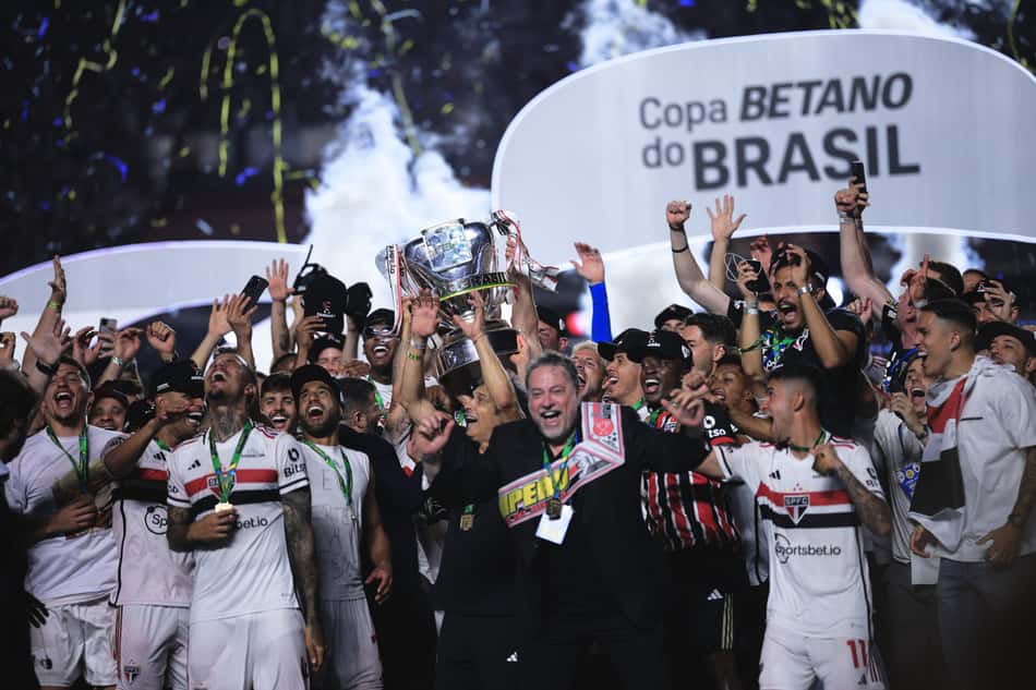 O São Paulo foi o campeão da Copa do Brasil 2023. Foto: Ettore Chiereguini/AGIF