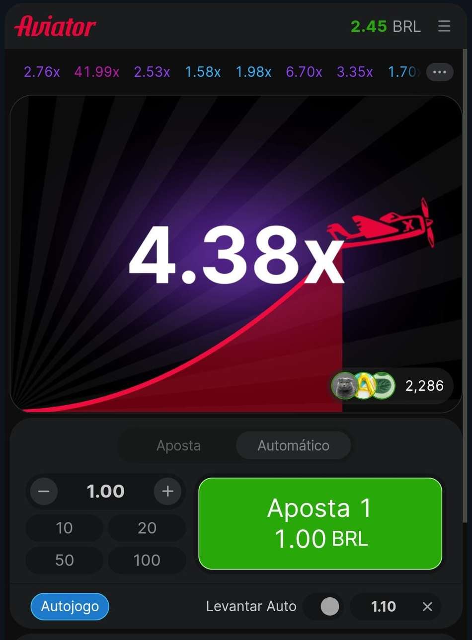 Captura de tela da função de retirada automática no Aviator da KTO