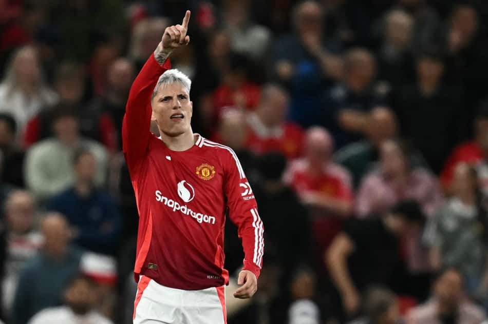 Alejandro Garnacho, do Manchester United (Foto: Paul Ellis/AFP)