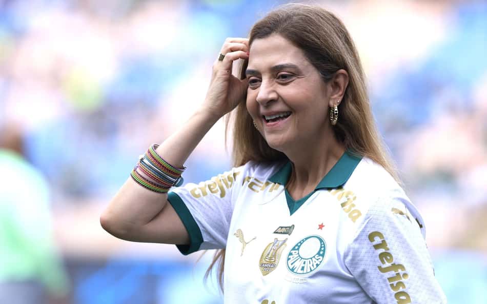 'Agora o Palmeiras é o maior campeão brasileiro no profissional e na base', comemora Leila Pereira