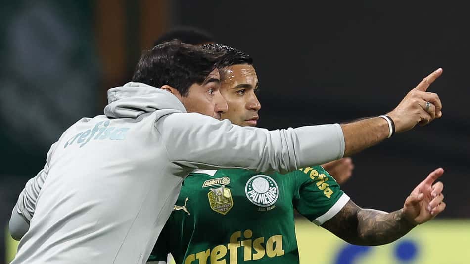 Abel Ferreira e Dudu - Palmeiras