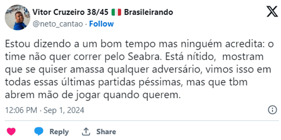 Reprodução Twitter