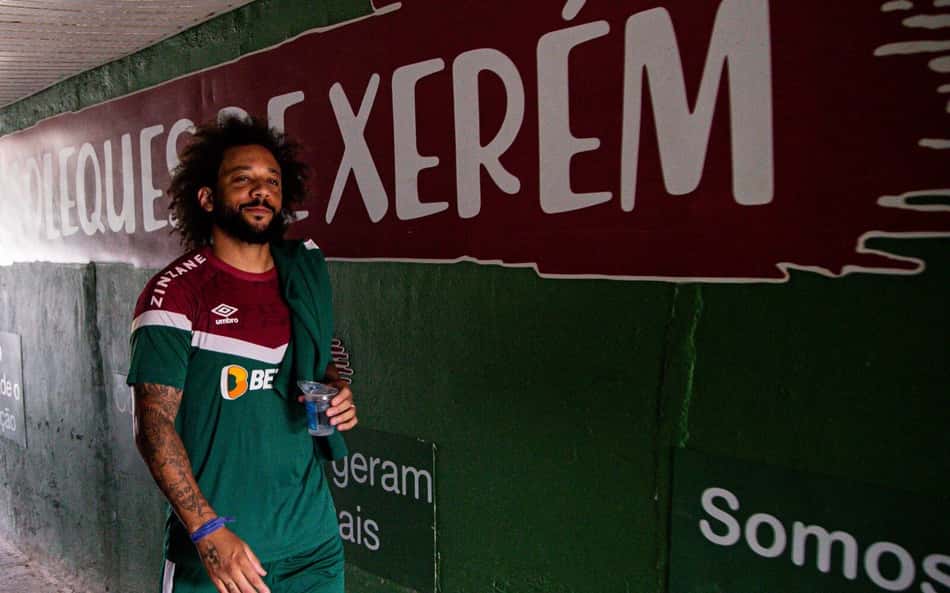 Marcelo se emociona com homenagem do Fluminense: "Xerém me preparou pro mundo"