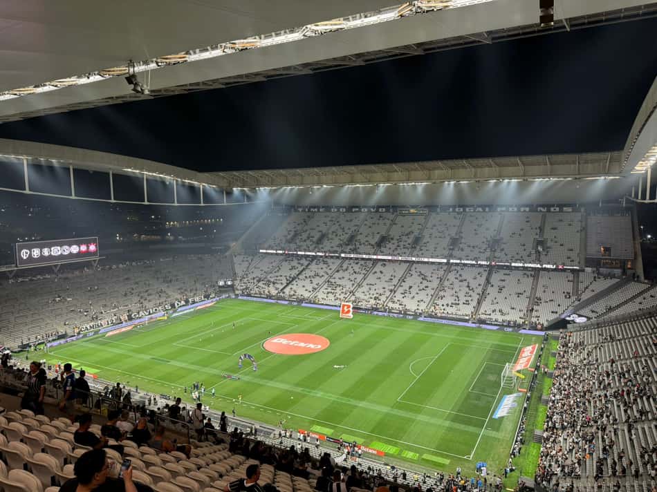 NeoQuimica Arena antes de Corinthians x Juventude, pela Copa do Brasil