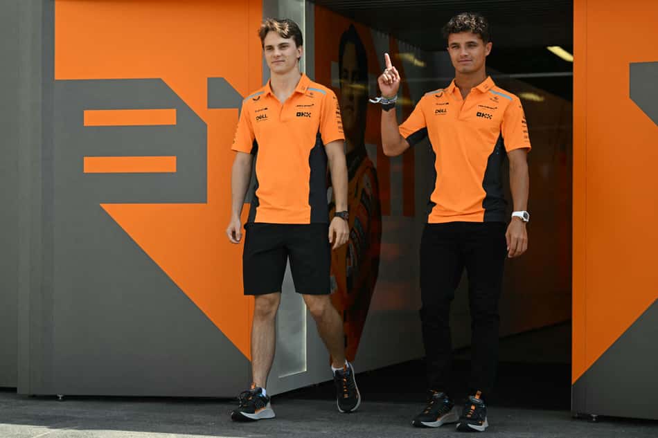 Oscar Piastri e Lando Norris