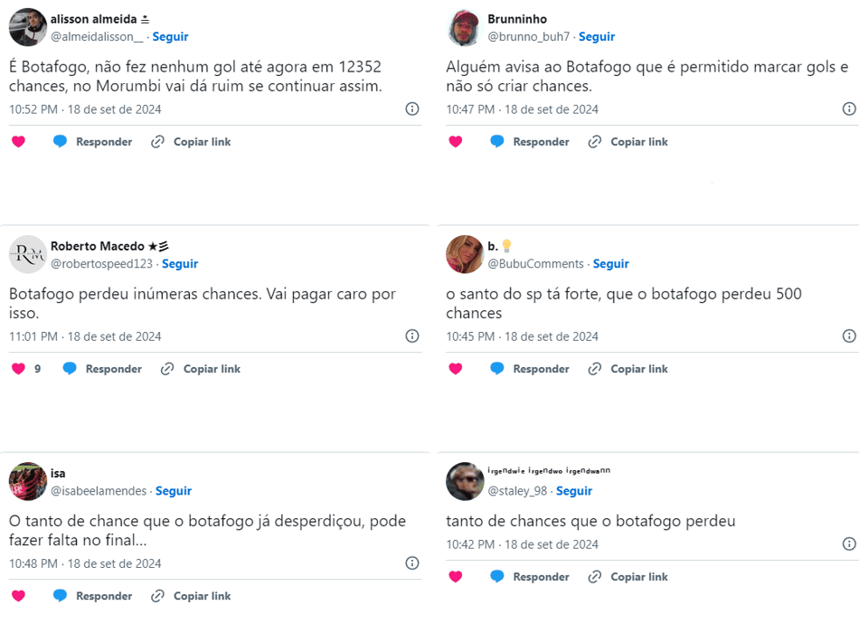 Wen reage Botafogo x São Paulo