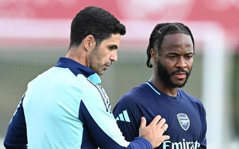 Sterling treina pela primeira vez no Arsenal; confira o vídeo