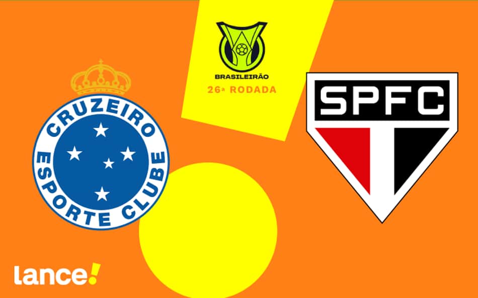 Cruzeiro x São Paulo: onde assistir ao vivo, horário e escalações do jogo pelo Brasileirão