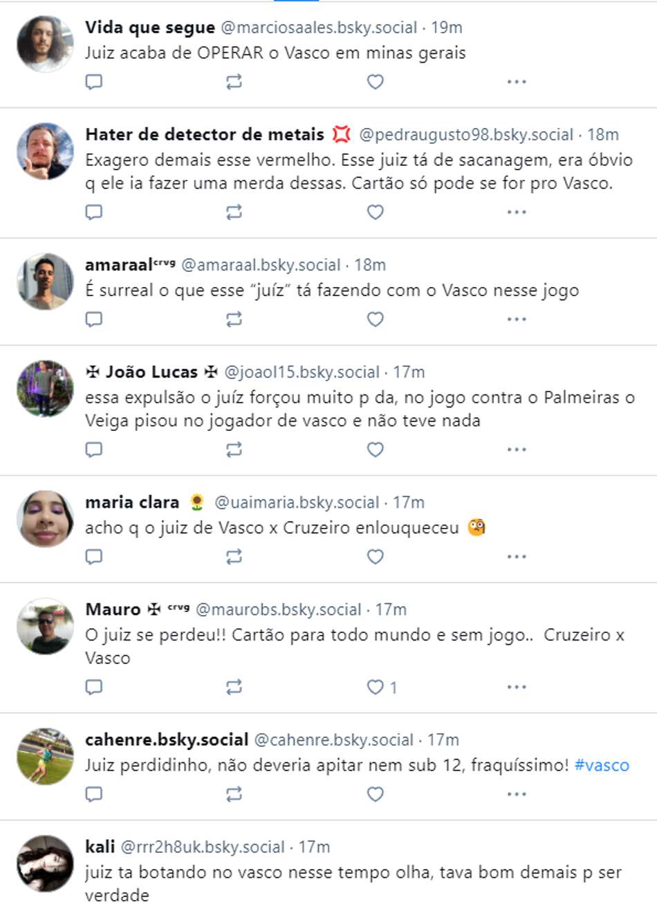 Web reage – torcedores do Vasco detonam arbitragem de jogo contra o Cruzeiro (1)