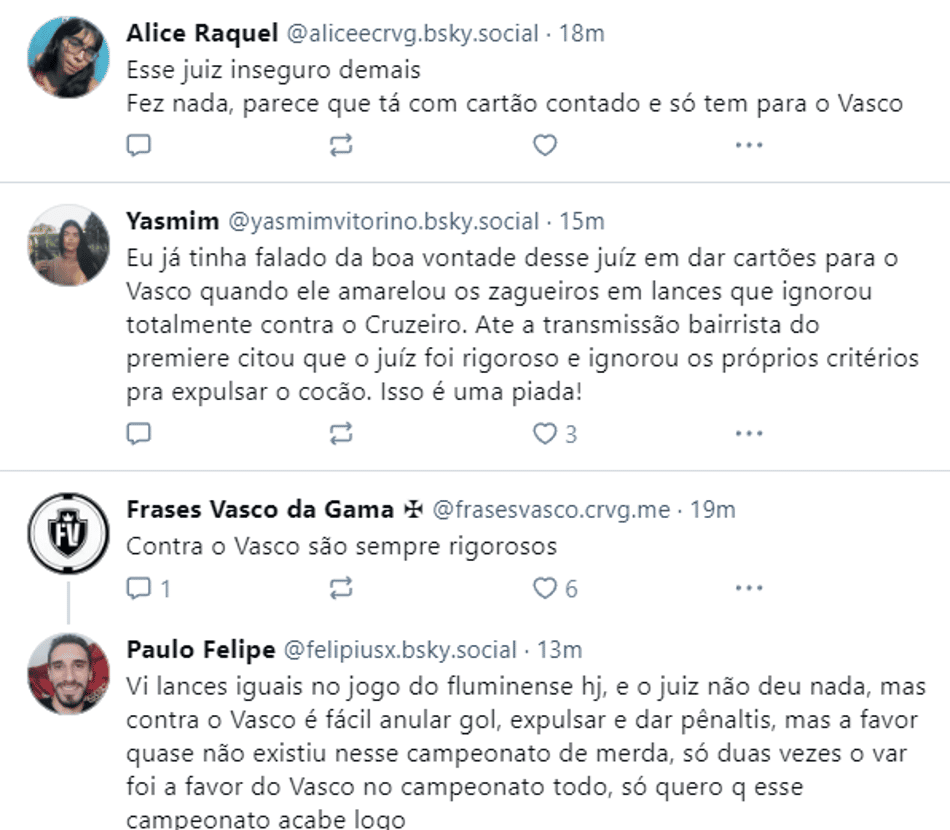 Web reage – torcedores do Vasco detonam arbitragem de jogo contra o Cruzeiro (2)