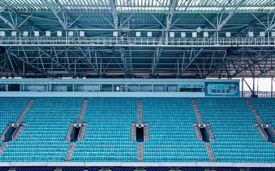 Arena do Grêmio terá mudanças para confronto com o Flamengo pelo Brasileirão