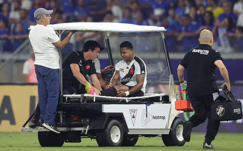 David fora da temporada; veja como fica o ataque do Vasco