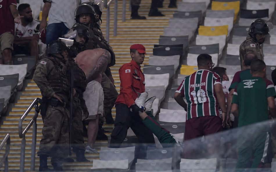 Fluminense se pronuncia sobre brigas no estádio do Atlético-MG: 'Abuso de autoridade'