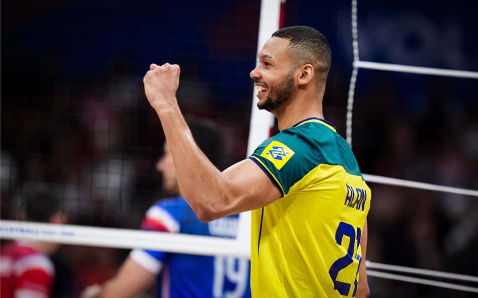 Possível líder após saídas de Bruninho e Lucão, Alan analisa futuro do Brasil no vôlei