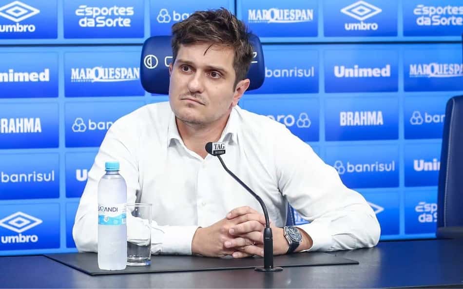 Vice do Grêmio detona jogador do Botafogo e debocha de Textor: 'Vai colocar um ponto no dossiê dele'