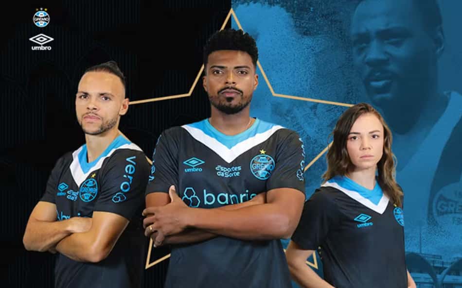 Grêmio lança terceiro uniforme para temporada