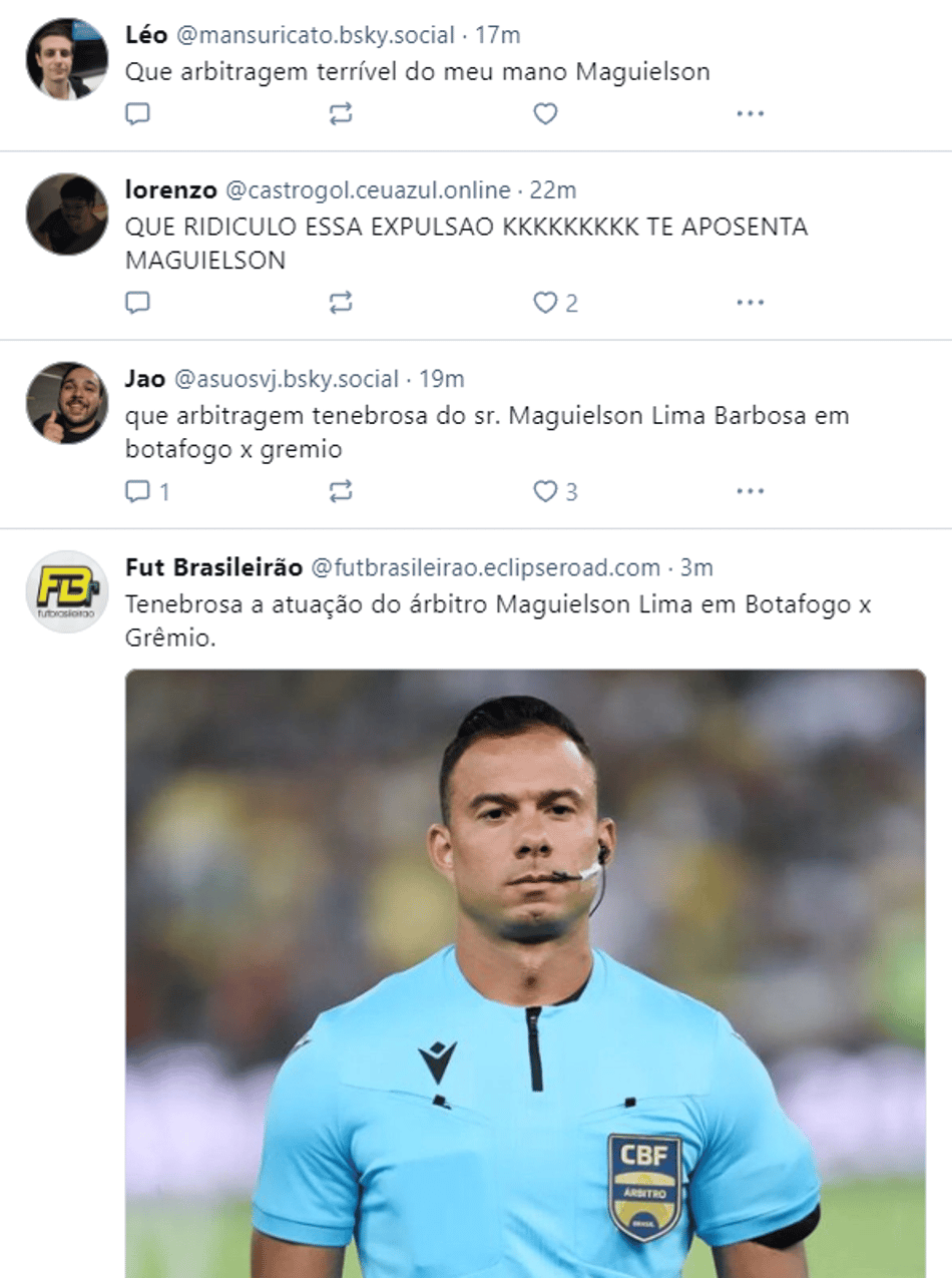 web reage – maguielson Botafogo x Grêmio (1)