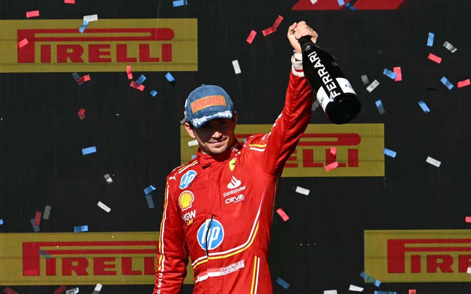 Leclerc rouba cena e vence GP dos Estados Unidos; Verstappen supera Norris e é 3º